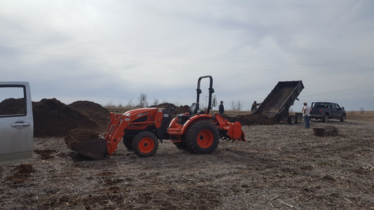 Prepping Fields (a nice way to say Spreading Poop)