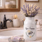 Bee Happy Metal Milk Jug