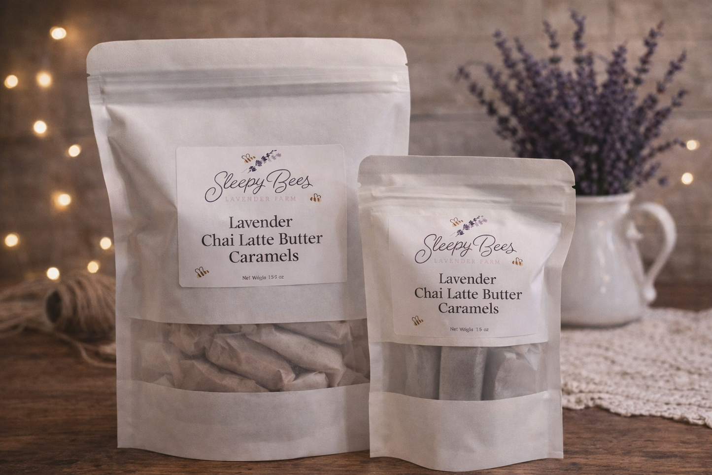 Lavender Butter Caramels- (Due to heat-unavailable online June 1-September 1)